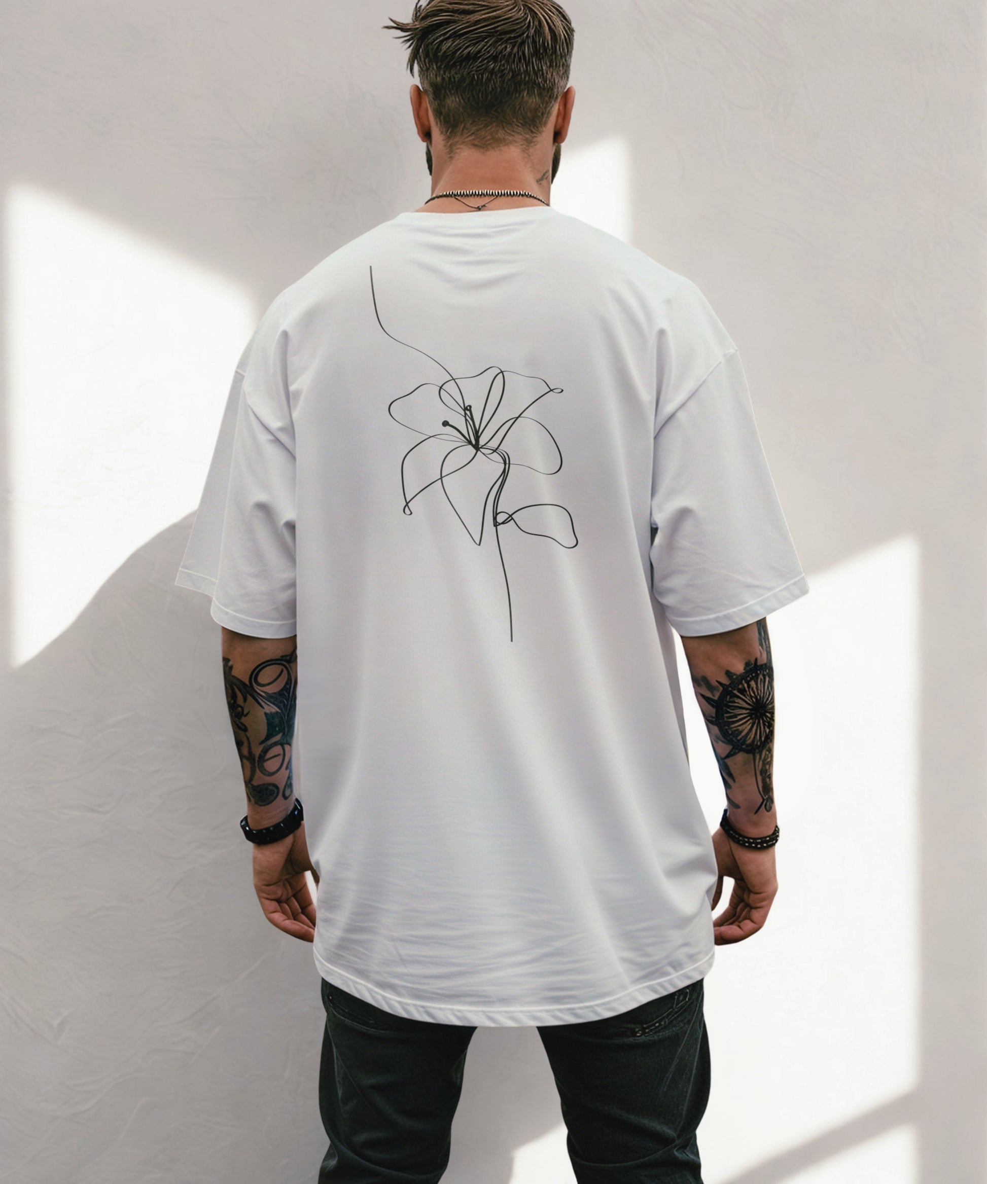 Flower Design T Shirt