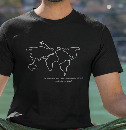 Minimal World Map T-Shirt