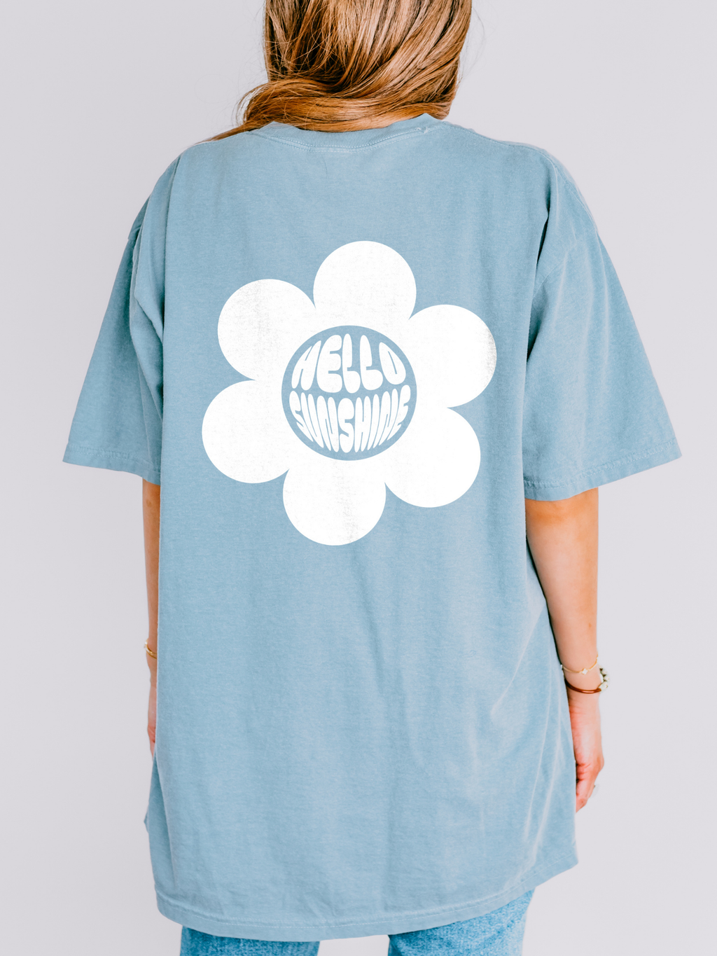 “Hello Sunshine” – Unisex Vintage-Style Heavyweight T-Shirt