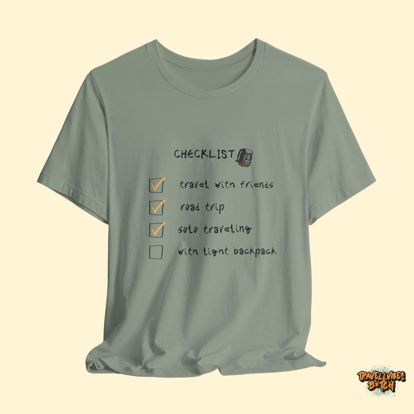 Travel Checklist T-Shirt