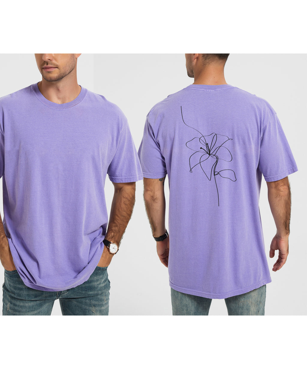 Flower Design T Shirt