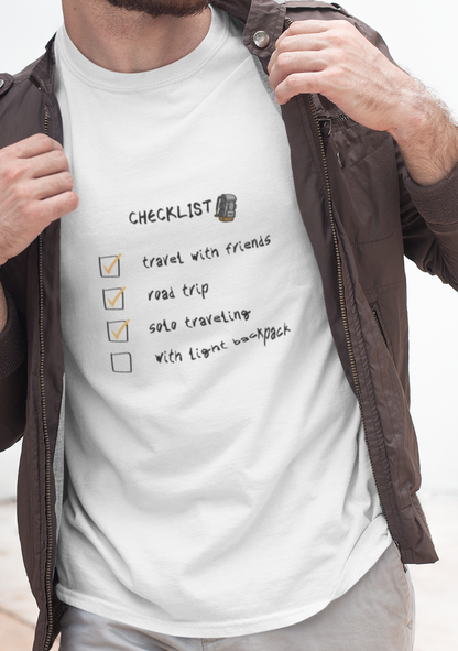 Travel Checklist T-Shirt