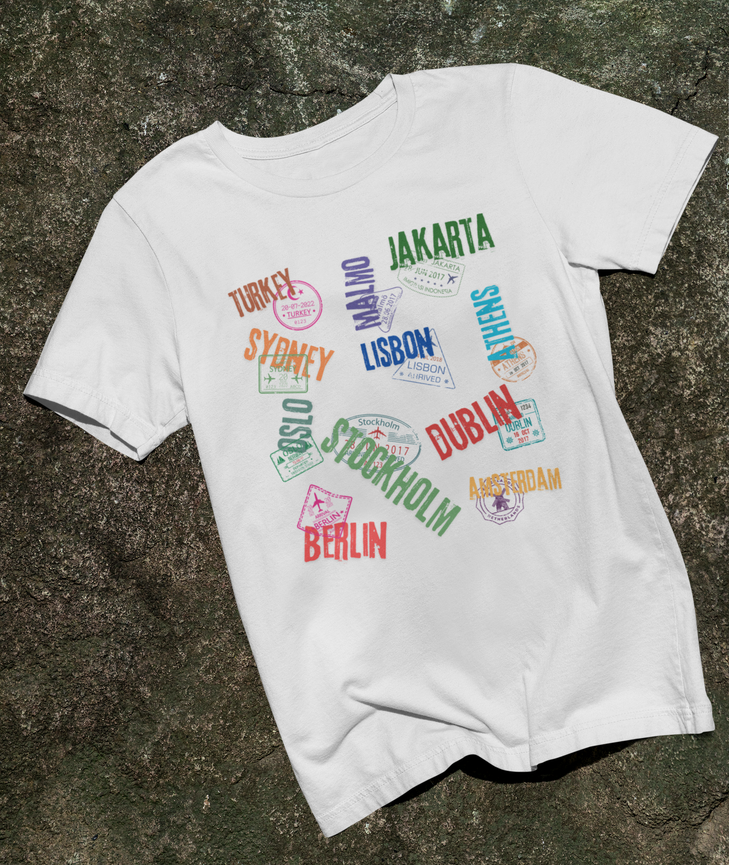 Travel Stamps T-Shirt